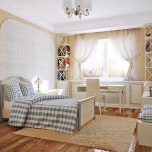 белый натяжной потолок в спальню Минск